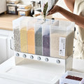 Factory Wholesale 10kg PP Plastic Household Cereal Food Dispenser One Box Wall Mounted