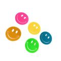 Color Smiling Face Acrylic Pendant Mobile Phone Case Key Chain Pendant DIY Accessories Wholesale 45MM