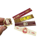 Packaging Printed Label Custom Luxury Texture Gold Foil Hot Print Varnish Embossed logo Cigar Belt Sticker