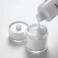 Wholesale 15ml 30ml 50ml 100ml Airless Cream Jar Top Press Liquid Cosmetic Lotion Sunscreen Bottle Plastic Container Reusable
