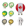 Magnetic Iron Golf Cap Marker 1Pcs Various Styles Removable Divot Tool Enamel Perfect Gift Golf Lovers Drop Ship Available