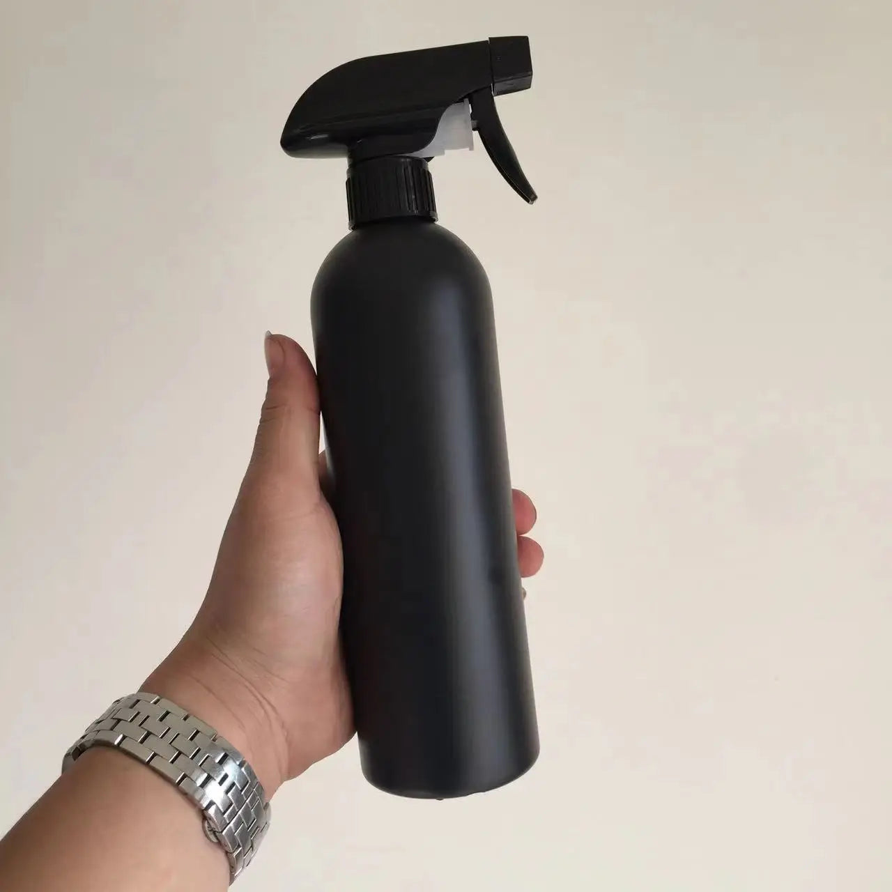 500ml 17oz Custom HDPE Matte Plastic Black Refillable Cleaner Trigger Spray Bottle