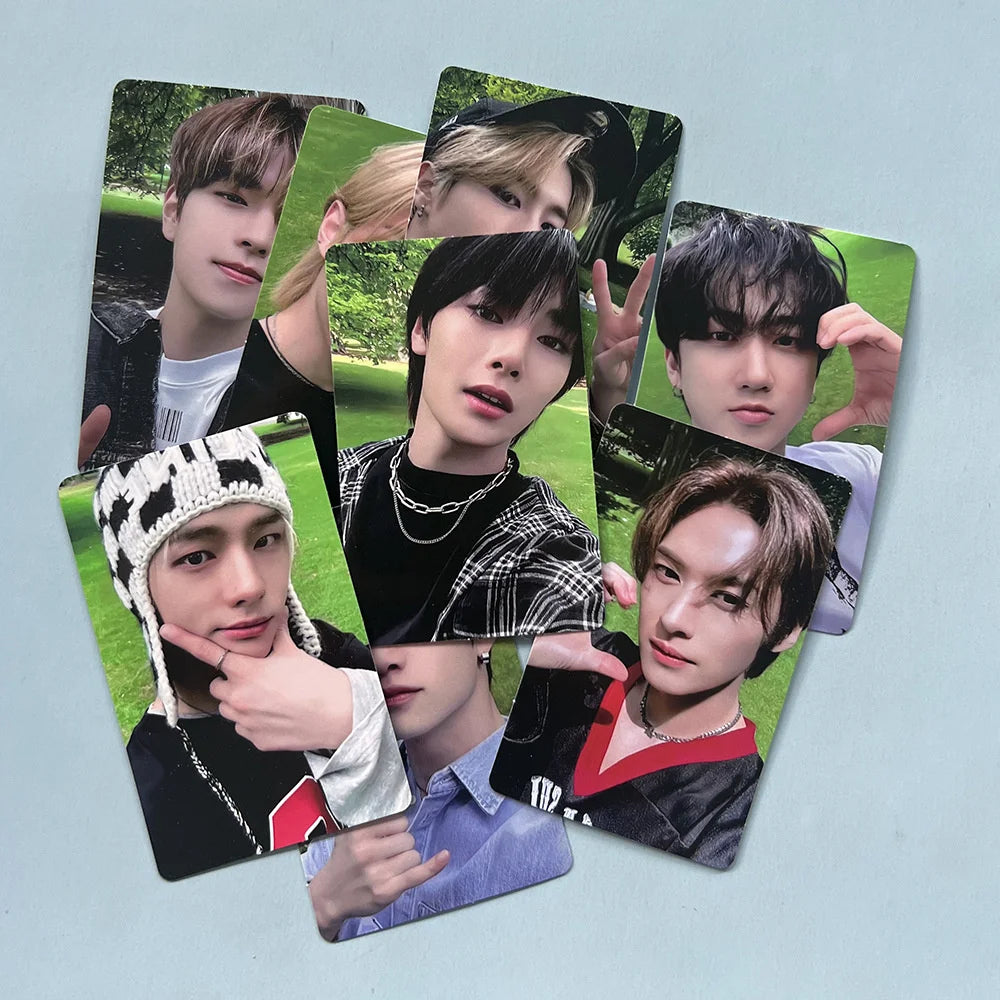 KPOP Stray Kids 5-STAR HD Photocards 8Pcs/Set Double Sides Waterproof LOMO Cards Felix Hyunjin Bangchan Leeknow Han Fans Gift