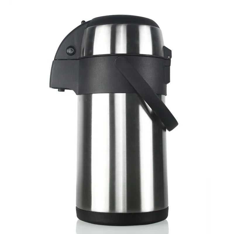 New Hotel Household 304 Stainless Steel Vacuum Insulation Pot Pneumatic Insulation Kettle