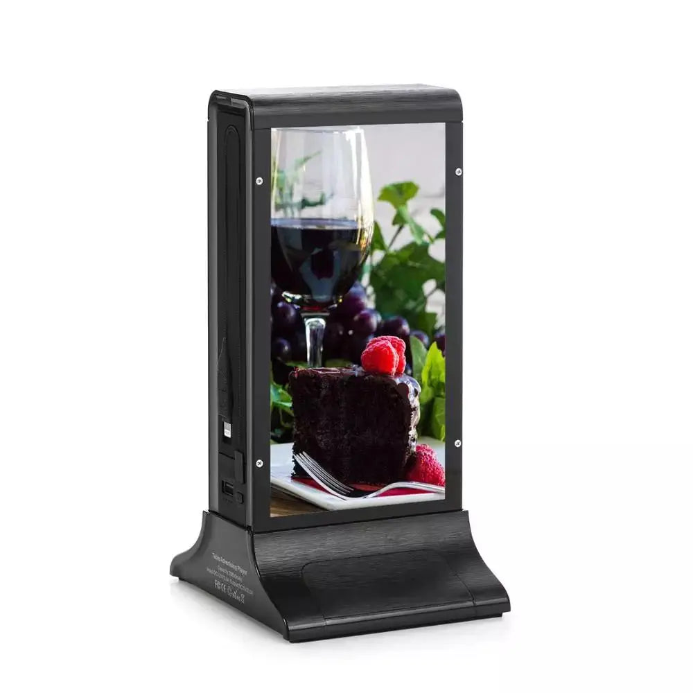 New Innovative Single Side Mini 7 Inch LCD Touch Screen Desk Top Stand  Digital Menu Order Call Advertising Equipment Player