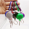 Custom Logo Multifunctional Outdoor Metal Keychain with Retractable Badge Reel Telescopic Security Rope and Anti-Lost for Buckle