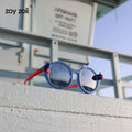 Zoyzoii Fashion Kids Sunglasses Wholesale Uv 400 protection TR90 Material with String for 2-12 Years Children