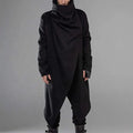 Men Coat Irregular Cloak Streetwear Turtleneck Fashion Men Cape Outerwear Punk Style Jackets Man S-5XL