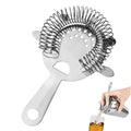 Logo Bar Strainer Sprung Cocktail Strainer Creative Presents  Bar Accessories Bar Tools Gadgets Stainless Steel Deluxe Strainer