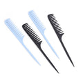 Salon Barber Hair Comb Big Gap  Black Plastic  Combs