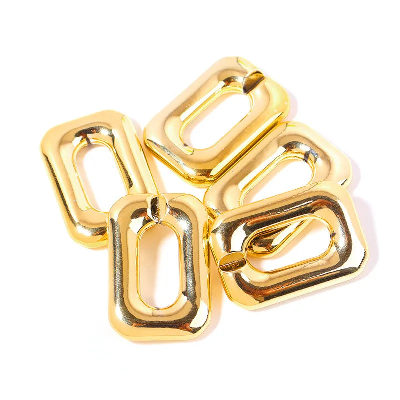 ABS Open Combination Plastic Acrylic Chain Link Buckle Manual Detachable Bag Decoration Glasses Jewelry Chain 23mm*34mm Model