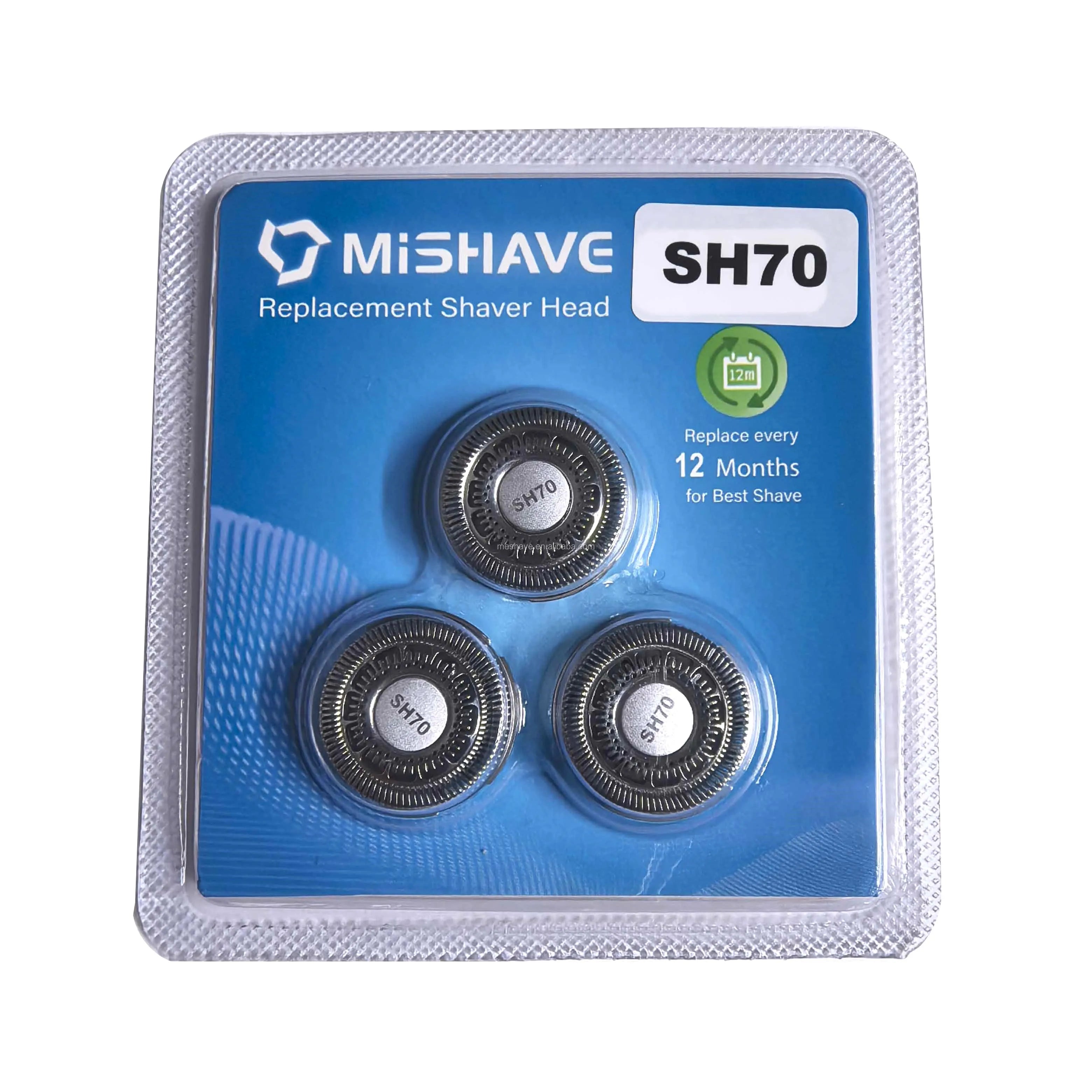SH70 Replacement Shaving Heads & Single Edge Blades for Noreclo 7000/5000 Razor Stainless Steel High Grade Shaver Parts