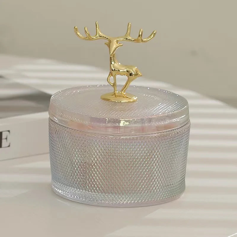Factory Direct Selling Deer Antler Shape Long Fragrance Crystal Flameless Aroma Diffuser Stone Gift Boxes As Valentines Day Gift
