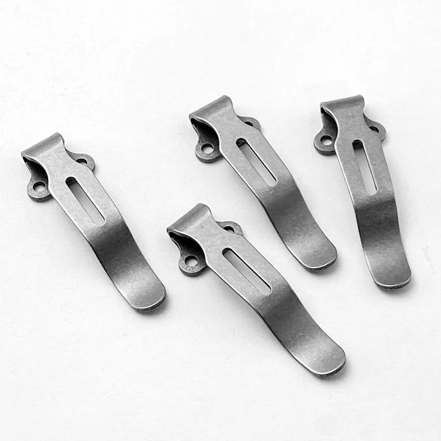 Benchmade Butterfly 535 Back Clip Stainless Steel Pocket Clip Bugout Original Factory Stainless Steel Back Clip MegaBDM