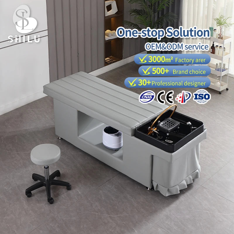TX1 Modern Style Durable Beauty Salon Furniture Thai Style Shampoo Chair & Massage Bed for Hotel & Barbershop Use
