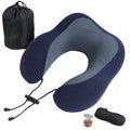 Travelsky Wholesale Rest Cushion Airplane Hump Shape Set 3 in 1 Memory Foam Neck Pillows Travel Pillow