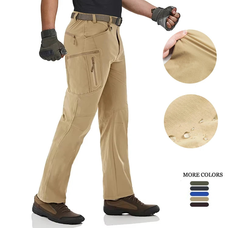 Stock Available Custom Waterproof Cargo Trousers for Men Woking Multi-Pockets Men's Pants Workwear Men's Pants & Trouser
