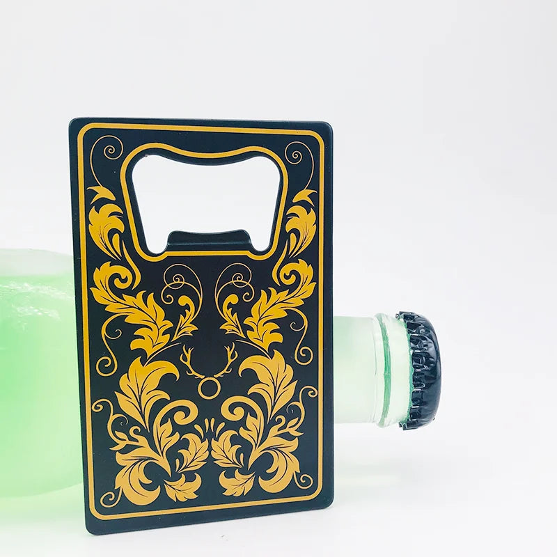 Custom Sublimation Rectangle Credit Card Bottle Opener Unique Design for Easy Opening