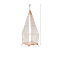 HADI HD 3-Tier Stainless Steel Birdcage Cake Stand Rose Gold Fancy Dessert Table Display Hanging Feature Hotel Use Elegant