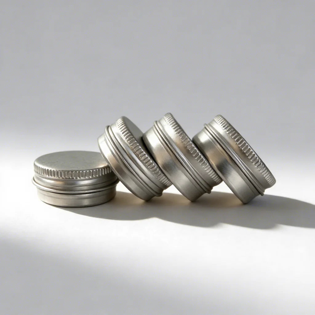 5ml 10ml 15ml 30ml 50ml 60ml 80ml 100ml Cosmetic Containers Aluminum Jars Small  Tin Box D888