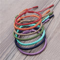 Ethnic Style Handmade Braided Adjustable Silk String Woman Man Lucky Tibetan Buddhist Bracelet Jewelry