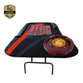 Lange 96-Inch Modern Luxury Roulette & Poker Table with Reinforced Foldable Legs for Casino Gambling