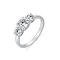 Moissanite Ring 925 Sterling Silver Jewelry GRA Certified VVS Exquisite Moissanite Women's Engagement Ring