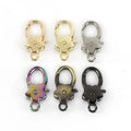 MeeTee BF676 3mm Flower Hook Buckle Jewelry Hardware Accessories Plum Blossom Lobster Clasp Handbag Chain Connection Buckles