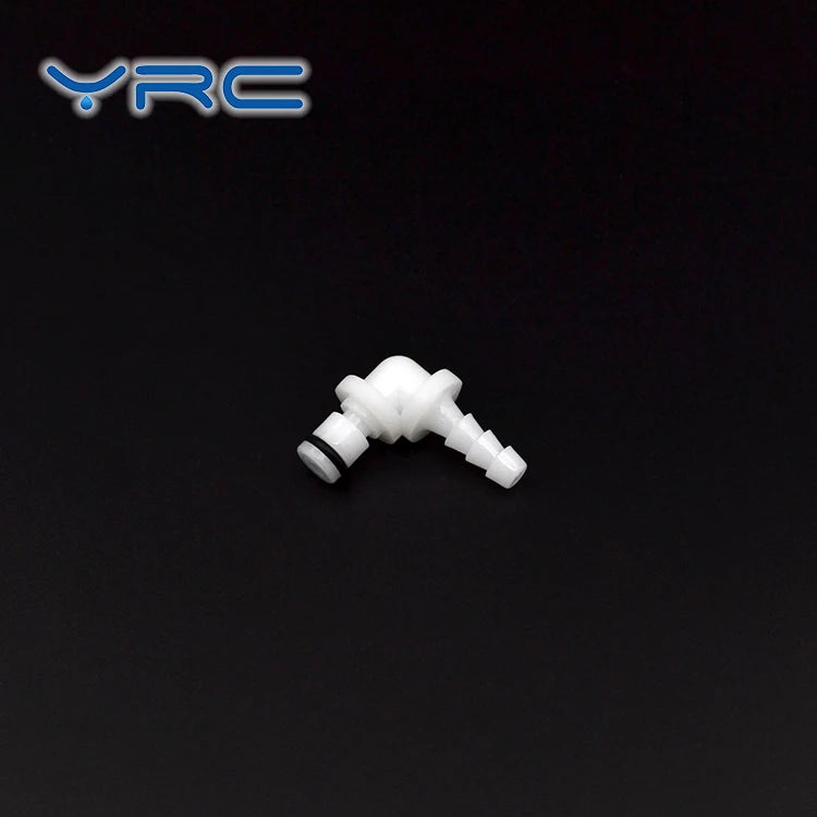 YRC POM Plastic Connector In-line Air Hose Barb Quick Tube Coupling 120psi 4.7mm for Water Circulation