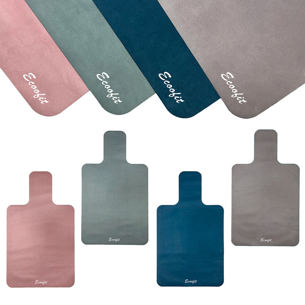 Hygiene Washable Absorbent Foldable Portable Antislip Custom Microfiber Suede Cover Pilates Reformer Mat for Reformer With Bag