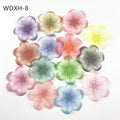 Wholesale Appliqued 3D Chiffon Flowers Fabric Sew-On Customizable 14 Color Shoes Hats Hair Decoration Clothing Accessories Model