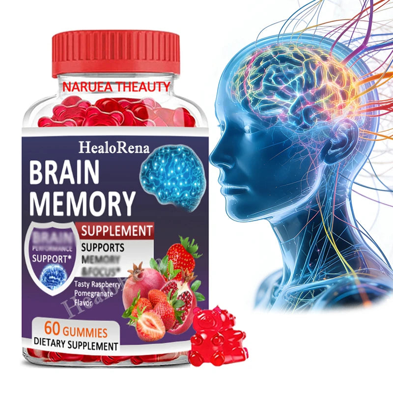 OEM Private Label Mushroom Gummy Lions Mane Cordyceps Reishi 10 in 1 Mushroom Gummies Brain Supplements for Memory and Focus