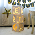 Led Light Decor Ramadan and Eid Mubarak Decorations Eid Ramadan Box Decorations Lights for Home Ramadan Supplies