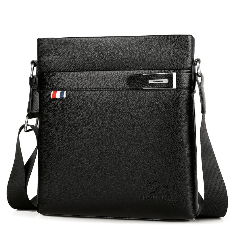 Custom Private Label Handbags PU Leather Side Sling Shoulder Ladies Office Bag School Men's Travel Chest Crossbody Messenger Bag