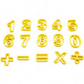 Plastic Bakewar  Baking Tools 0-9 Numbers Biscuit Cutters Cookie Press Cutter Mould  Biscuit Cookie Mold