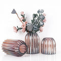 Factory Direct Nordic Style Home Decoration Colorful Transparent Glass Vase Simple Creative Transparent Glass Vase