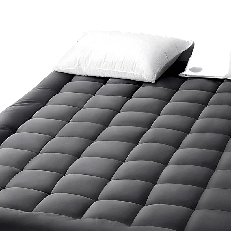 Polyester/Cotton Quilted Folded Mattress Pad Deep Pocket Thick Mattress Protector Cover Fitted All-Season Toppers & Protectors