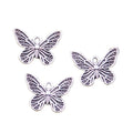 Antique Silver Alloy Pendant with Lovely Butterfly 14x18MM Vintage Style Gold Plated Fashion Charms for Jewelry Making