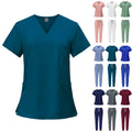Elastic Quick Dry New Style Top and Pants Custom logo Hospital Uniforms Scrubs Nurse Uniform Unisex Scrubs Uniform Set