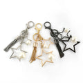 Meetee KY823 Fashion Alloy Jewelry Keychain Bag Decoration Accessories Pearl Tassel Pendant Lobster Clasp