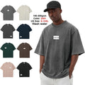 Custom Streetwear Graphic Heavyweight Cotton Blank Plus Size Acid Wash Vintage Oversized T Shirt Men's T-shirts for Men