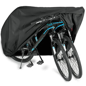 Woqi Waterproof Bicycle Rain Cover Outdoor UV Protector Covered Electric Bicycle Cover Motor Bike Black