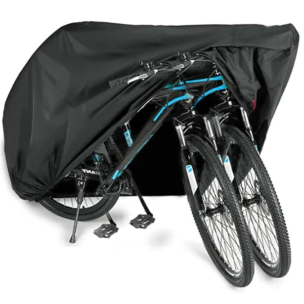 Woqi Waterproof Bicycle Rain Cover Outdoor UV Protector Covered Electric Bicycle Cover Motor Bike Black