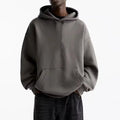 100% Cotton Men's Hoodies & Sweatshirts Long Sleeve Boxy Fit Heavy Weight Blank Thick French Terry Hoodie for Men