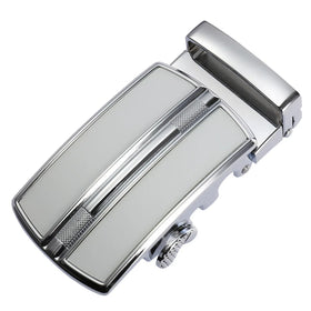 Automatic Genuine Leather Belt for Buckle 3.5 cm Width with Custom Logo Printing Durable Alloy Material