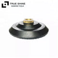 4'' M14 3/8"-11 Super Flexible Diamond Abrasive Pad Soft Rubber Stone Polishing OEM TURE SHINE 3-Year Warranty Customizable