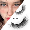 Wholesale Cat Eye Lashes Faux Mink Eyelashes Natural 15MM D Curl Strip Lashes 100% Faux Mink Lashes