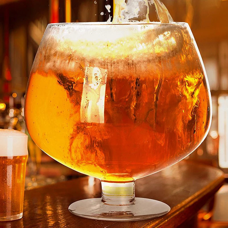 2/4/5/7/8.5 Liter Oversized Giant Beer Glass Customized Massive Beer Glass