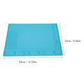 34cm X 23cm Silicone Insulation Pad Thermostable Anti-corrosive Watch Repair Work Pad Mat Soldering Station Tool for Watchmaker