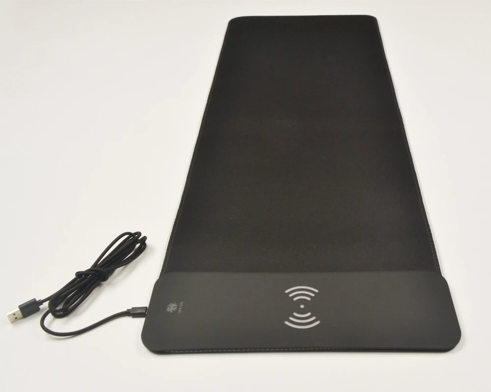 800*300 mm Rubber Desk Mat RGB Gaming Mouse Pad With Wireless Charger